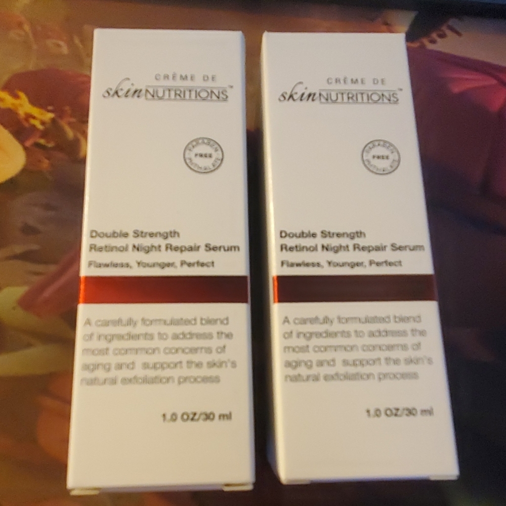 Retinol night repair face serum